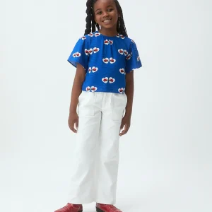 Jeans de niña denim blanco