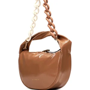 Bolsos de charol con cadena bicolor Hispanitas