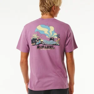 CAMISETA RIP CURL MASON PIPELINER DUSTY PURPLE