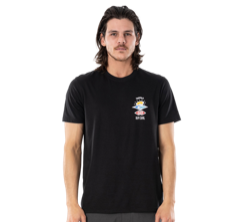 CAMISETA RIP CURL SEARCH ESSENTIAL BLACK