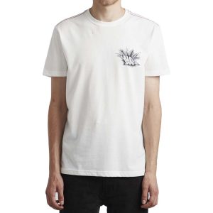 CAMISETA RVCA ALOHA OPPOSITES SS ANTIQUE WHITE