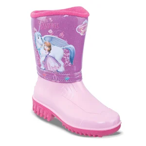Botas Lluvia Algorab Rosa Disney para Niña