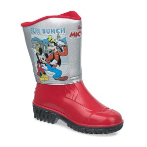 Botas Lluvia Mickey Arafat Rojo-Negro Disney para Niño