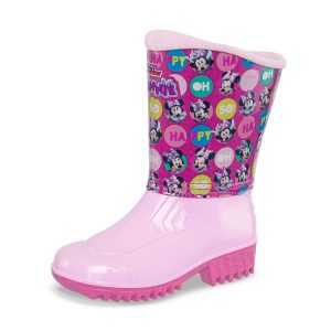 Botas Lluvia Minnie Zoraida Rosa-Fucsia Disney para Niña