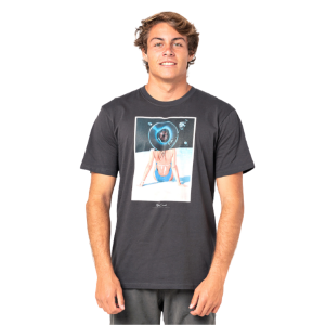 CAMISETA RIP CURL GOOD DAY BAD DAY WASHED BLACK