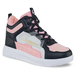 Botas Estom Negro-Rosa Los Gomosos para Niña