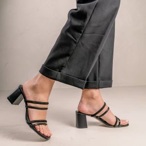 Sandalias Nolita de tiras combinadas y tacón ancho para mujer