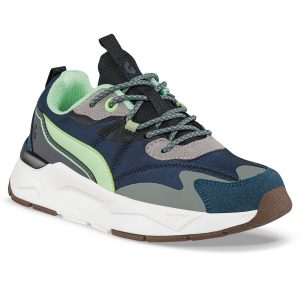 Tenis Urbanos Yonal Azul O-Gris Los Gomosos para Niño