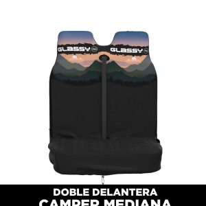FUNDA SILLÓN “GLASSY” IMPERMEABLE MOUNTAIN DOBLE DELANTERA CAMPER MEDIANA (VW TRANSPORTER, OPEL VIVARO,TRAFIC,TRANSIT CUSTOM,ETC)