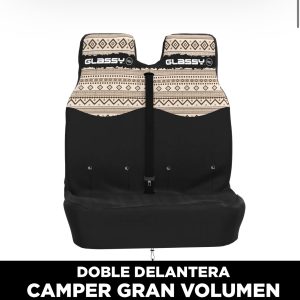 FUNDA SILLÓN “GLASSY” IMPERMEABLE NORDIC DOBLE DELANTERA CAMPER GRAN VOLUMEN (FIAT DUCATO,IVECO DAILY,SPRINTER,MOVANO,CRAFTER,MASTER)