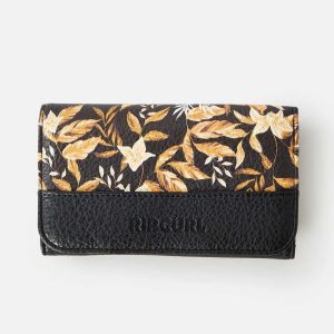 CARTERA MUJER RIP CURL MIXED FLORAL BLACK