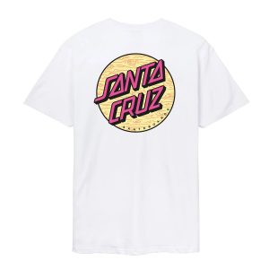 CAMISETA SANTA CRUZ WAGON DOT CHEST WHITE TALLA L