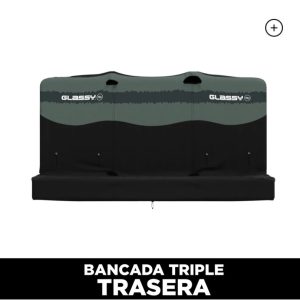 FUNDA ASIENTOS GLASSY TRIPLE TRASERA ARMY