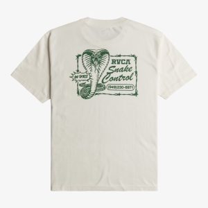 CAMISETA RVCA COBRA ANTIQUE WHITE