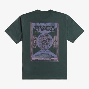 CAMISETA RVCA POPPIES GREEN