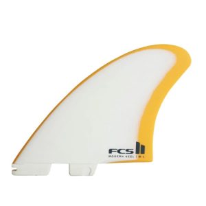 QUILLAS FCS II MODERN KEEL PG MANGO WHITE TWIN FINS