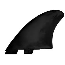 QUILLAS FCS II MODERM KEEL PG TWIN FINS BLACK
