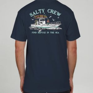 CAMISETA SALTY CREW FISH ON NAVY