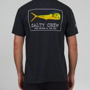 CAMISETA SALTY CREW GOLDEN MAHI CHARCOAL