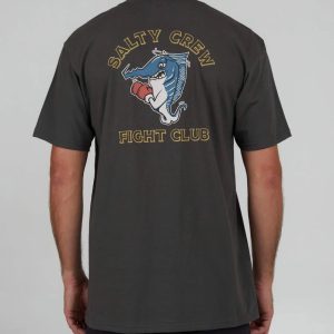CAMISETA SALTY CREW FIGHT CLUB CHARCOAL