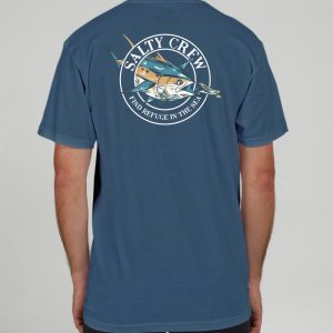 CAMISETA SALTY CREW CHASER CLASSIC PIGMENT SLATE