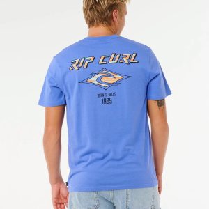 CAMISETA RIP CURL FADE OUT ICON BLUE HAZE