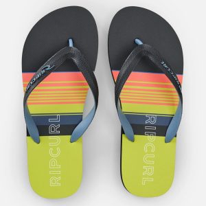 CHANCLAS RIP CURL DAYBREAKER BLOOM OPEN NEÓN LIME