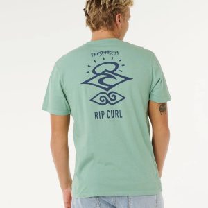 CAMISETA RIP CURL SEARCH ICON ALOE