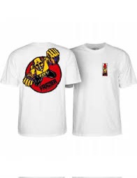 CAMISETA POWELL PERALTA MIKE FRAIZIER WHITE