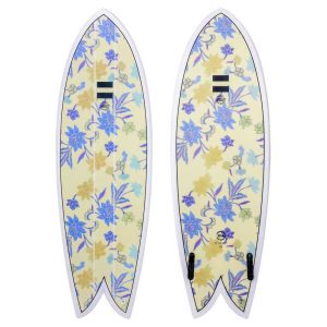 TABLA INDIO ENDURANCE DAB FLOWERS EPOXY 2FINS FUTURE 5’7 x 21 x 2 1/2 35’8L