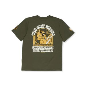 CAMISETA TOWN&COUNTRY SURF SERVICE DARK MILITARY