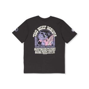 CAMISETA TOWN&COUNTRY SURF SERVICE WASH BLACK