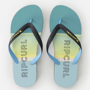 CHANCLAS RIP CURL BREAKERS BLOOM OPEN BLUE LAGOON