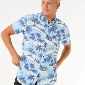 CAMISA RIP CURL DREAMER BARREL KILLA SKY BLUE