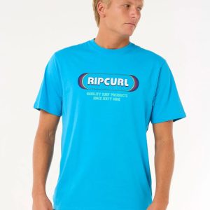 CAMISETA RIP CURL SURF REVIVAL BLUE  PAINT