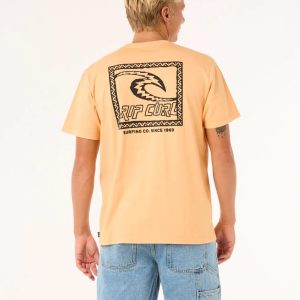 CAMISETA RIP CURL RAW ENERGY MANDARÍN
