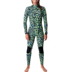 NEOPRENO MUJER “JANGA” JANGLE GALZ WETSUIT GREEN 4/3mm