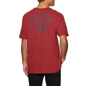 CAMISETA RVCA PEACE BONES CRANBERRY