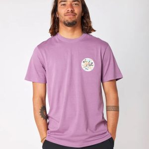 CAMISETA RIP CURL PASSAGE DUSTY PURPLE