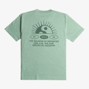 CAMISETA RVCA BALANCE RISE GREEN HAZE