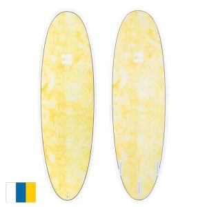 TABLA INDIO ENDURANCE PLUS SWIRL EFFECT 3 FINS FUTURE YELLOW EPOXY 6’2 x 22 3/8 x 2 7/8 46’60L