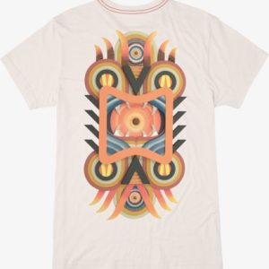 CAMISETA RVCA REDONDO MASK ANTIQUE WHITE