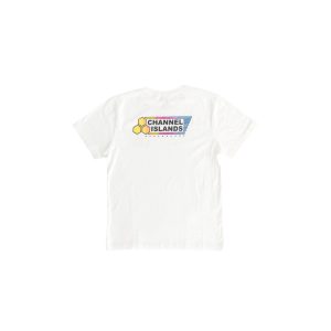 CAMISETA CHANNEL ISLAND FADE FLAG WHITE
