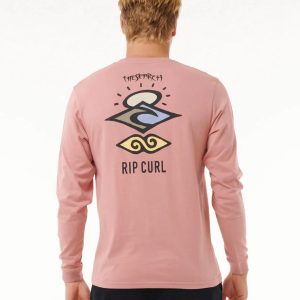 CAMISETA MANGA LARGA RIP CURL SEARCH ICON MUSHROOM