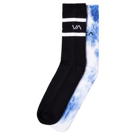 CALCETINES “RVCA” TIE DY BLUE (2 PARES)