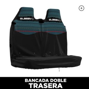 FUNDA SILLÓN “GLASSY” IMPERMEABLE FURGON MEDIANO BANCADA DOBLE TRASERA FIJI