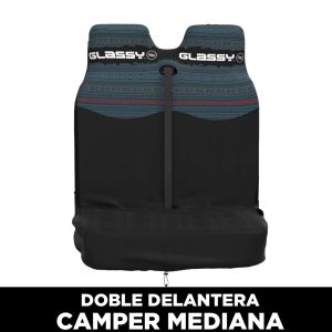 FUNDA SILLÓN “GLASSY” IMPERMEABLE FIJI DOBLE DELANTERA CAMPER MEDIANA (VW TRANSPORTER, OPEL VIVARO,TRAFIC,TRANSIT CUSTOM,ETC)