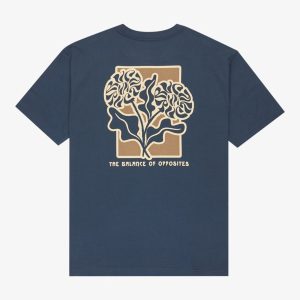 CAMISETA RVCA FLOWER BALANCE NAVY