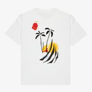 CAMISETA RVCA CUTSHIP WHITE