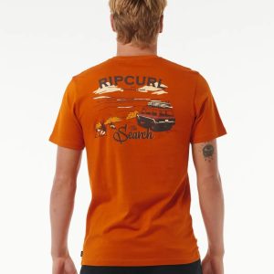 CAMISETA RIP CURL SEARCH TRIP ORANGE